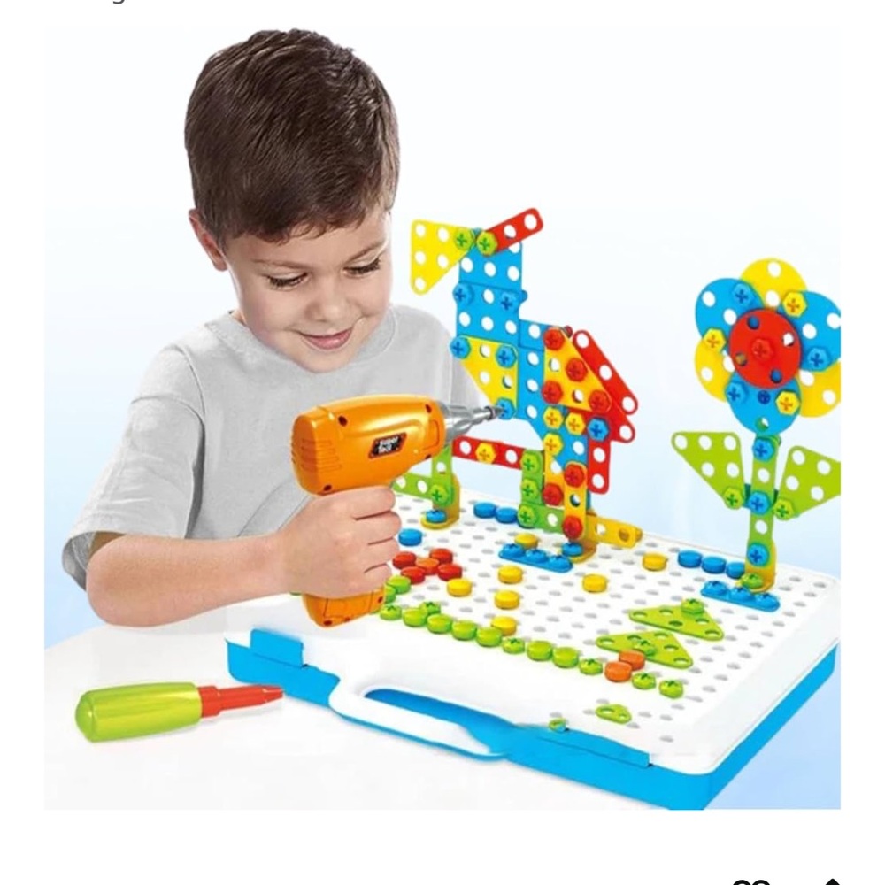 STEM Drill & Build Toy Set for Kids
